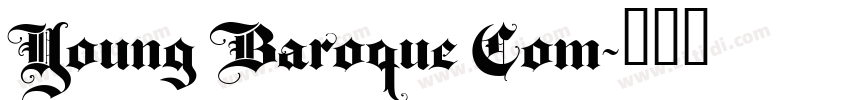 Young Baroque Com字体转换
